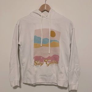 Pura Vida hoodie XS white - EUC